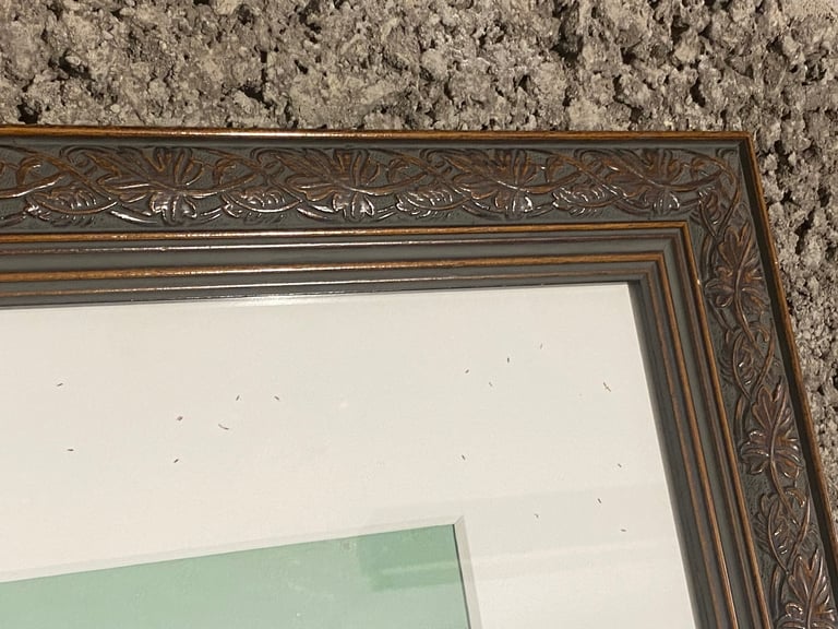 Framed watercolour painting “The canal basin” by Frances Blair 