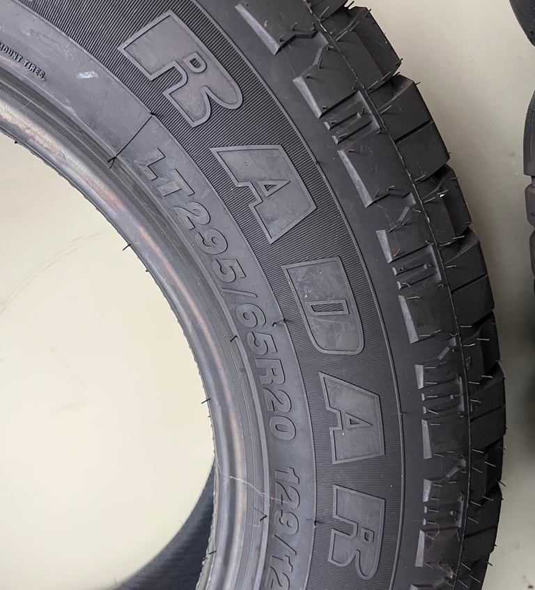 295/65/20 x 4 tyres 