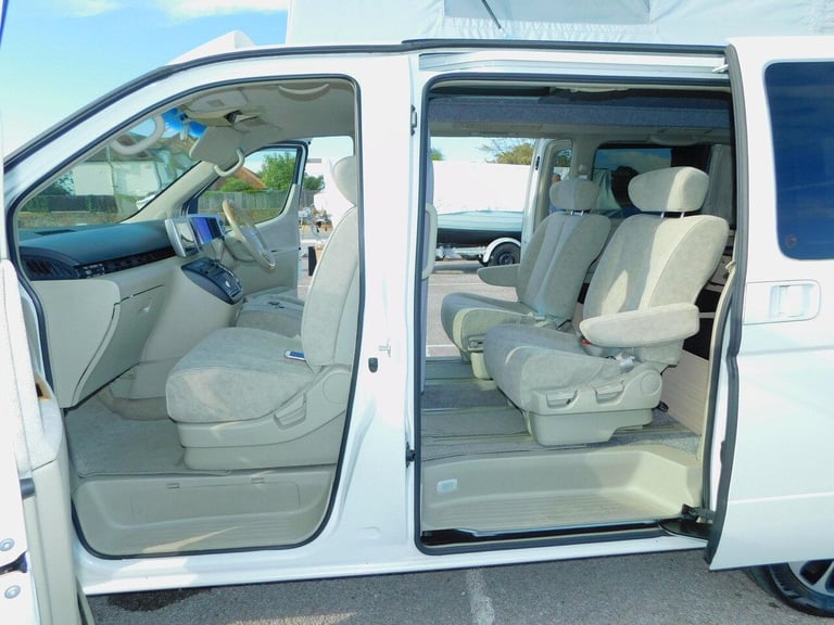 Nissan Elgrand 2 + 2 Berth Pop Top Campervan with Automatic gearbox for Sale