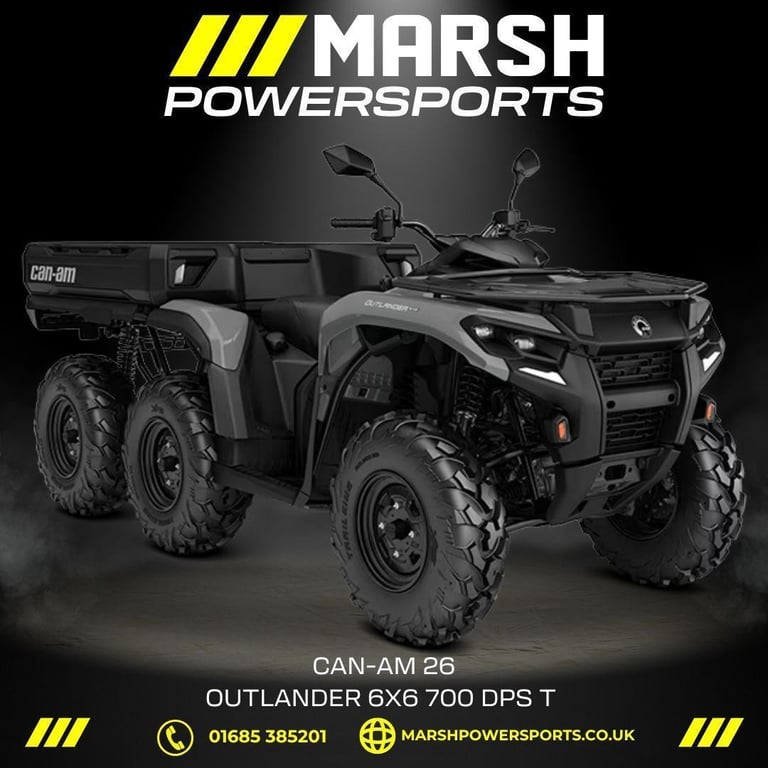 Can-Am Outlander 6x6 700 DPS T 2026 - Can-Am Official Dealer - Reserve Now 