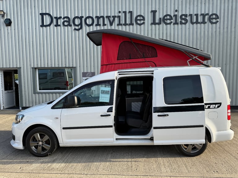 image for 2014 (64)reg VW Caddy Maxi C20 1.6TDi Blue Motion Camper Van 2 Berth - Pro Conversion - High Spec