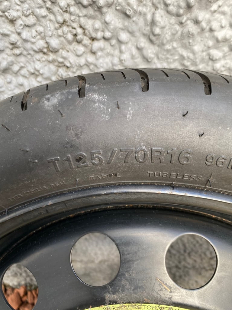 Space saver wheel T125/70R16