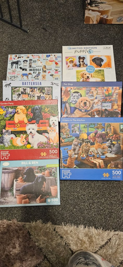 image for Large bundle of puzzles 