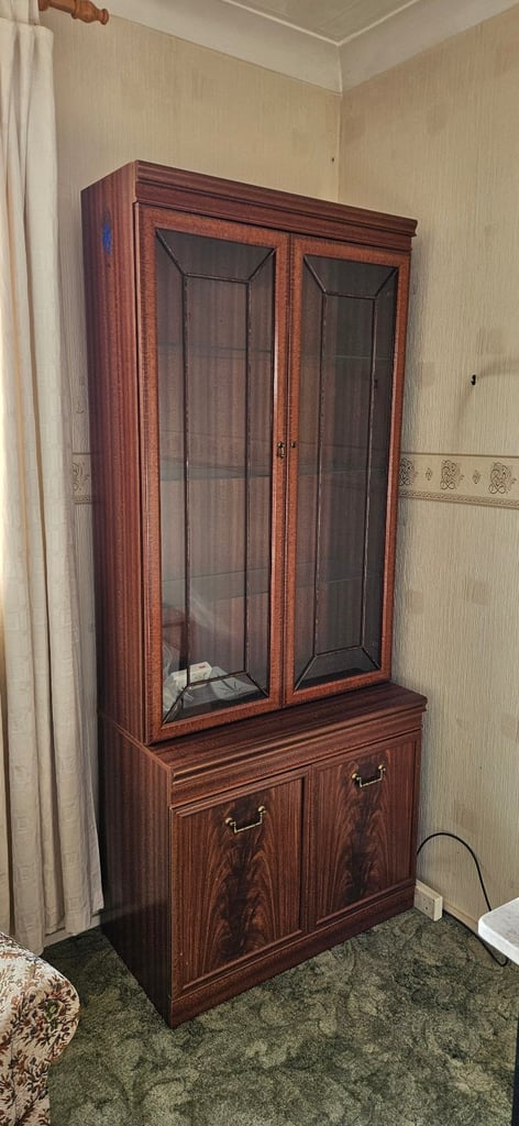 Wodden glass cabinet 