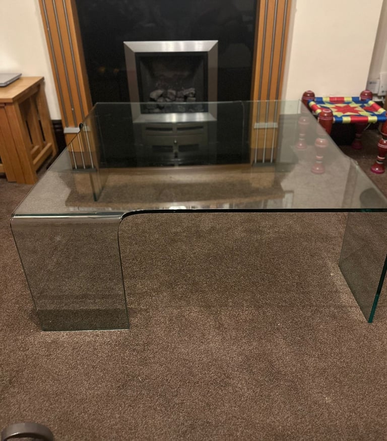 image for Glass square table 