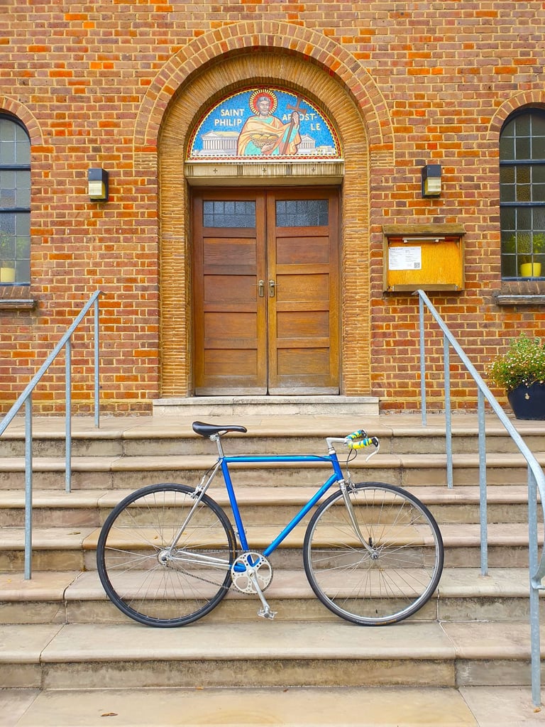 Custom built legendary Italian VINER vintage single speed bike