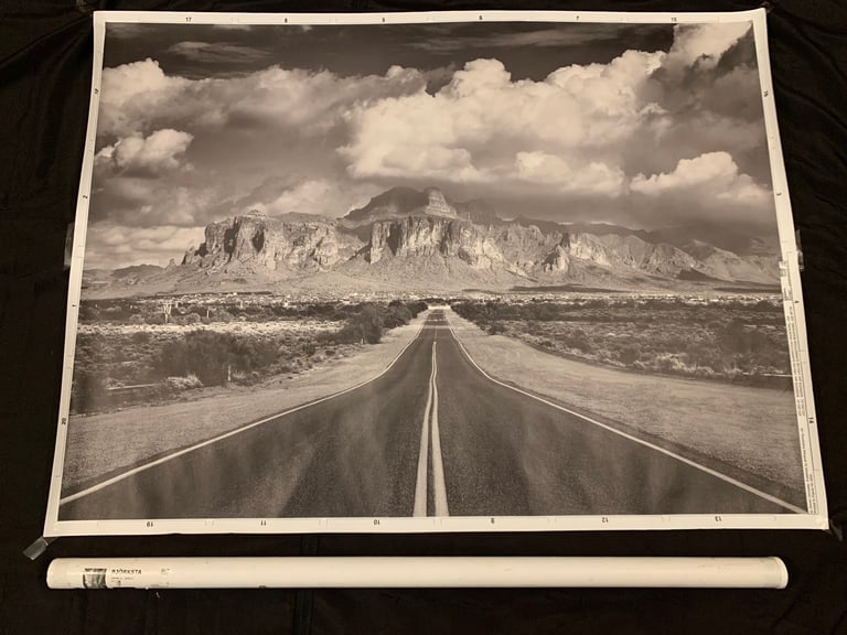 Large Bjorksta Superstition Mountains USA Black & White Canvas Print | in  Lowestoft, Suffolk | Gumtree