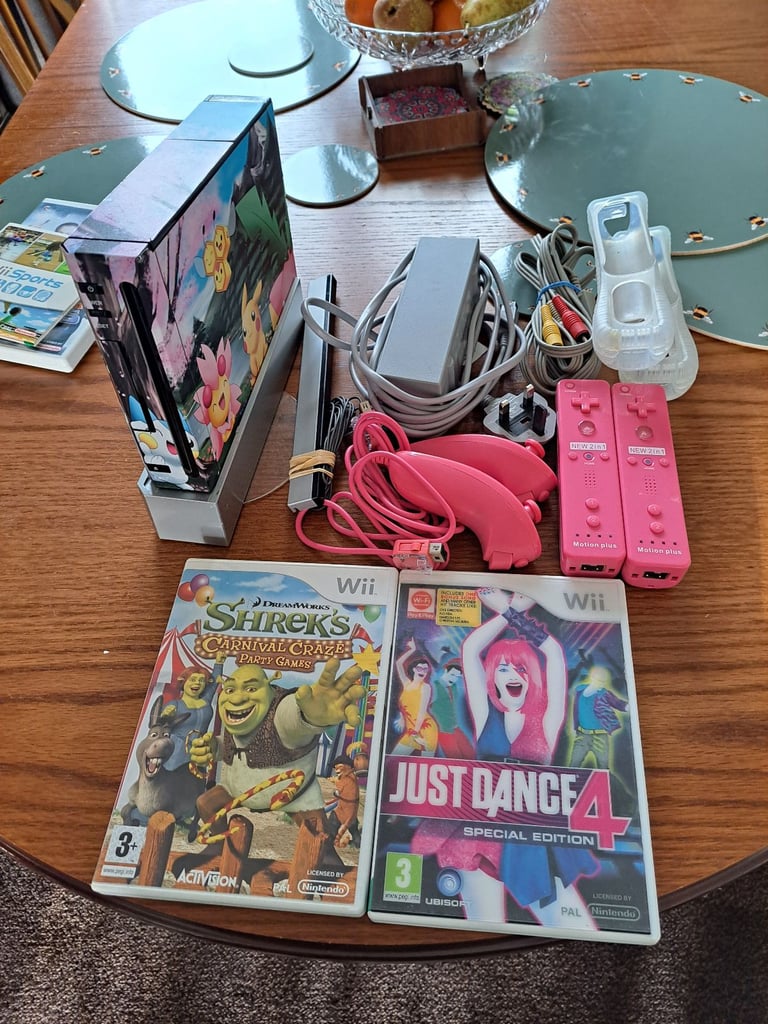 image for start your xmas shop working  nintendo wii set up with games