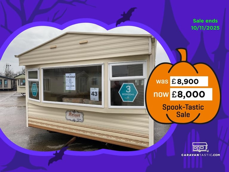 3 Bed Static Caravan DG / CH / New Carpet – Off Site – Self Build / Private Land