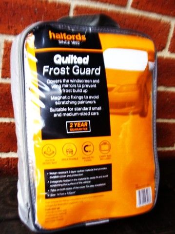 Halfords Quilted Frost Guard - New - as per attached photos