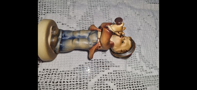 image for Hummel Figurine Boy Playing Flute 8cm