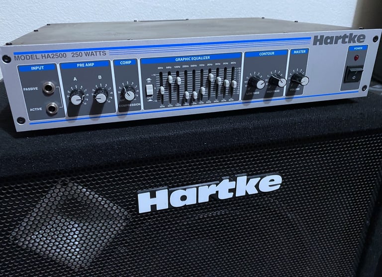 image for Hartke bass guitar amp and cab 