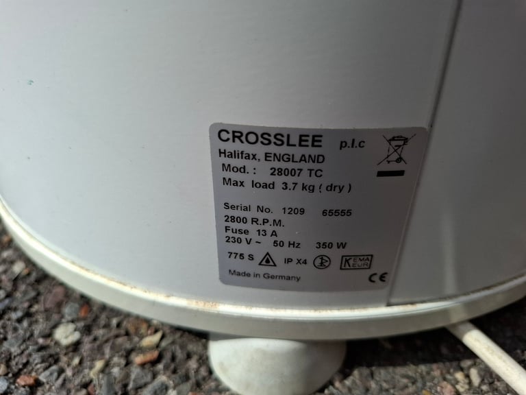 White knight 3.7kg spin dryer 