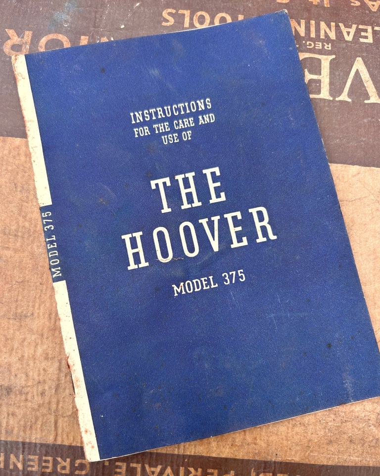 1930s Hoover Vacuum Cleaner Toolkit & Box