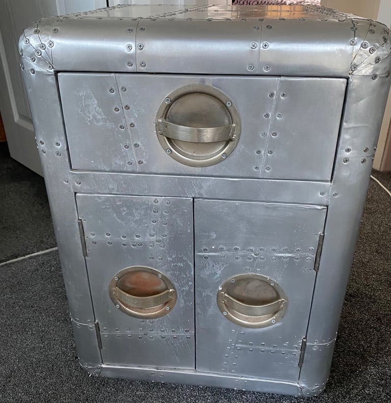 image for Aluminium bedside table 