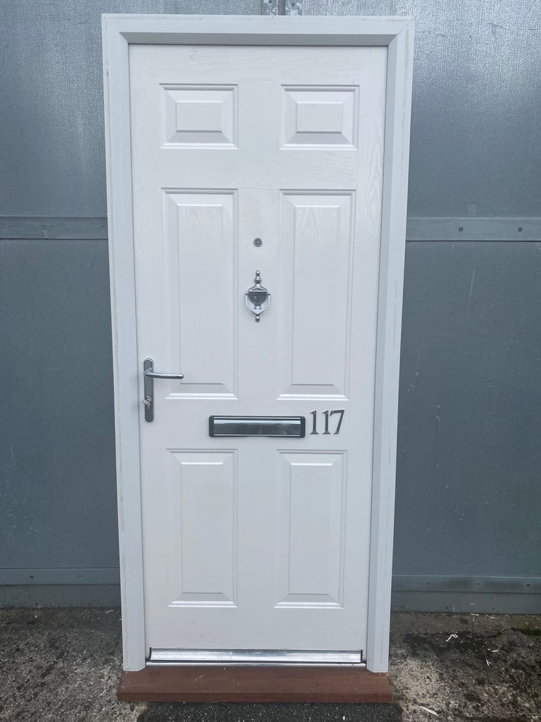image for Used Upvc White Front, Back,Garage, Mancave Composite Door 