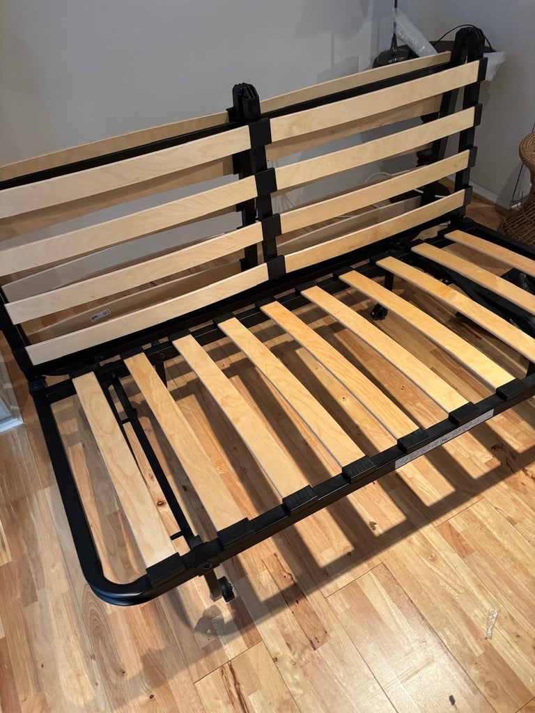 Ikea sofa bed / futon + mattress topper and mattress protector