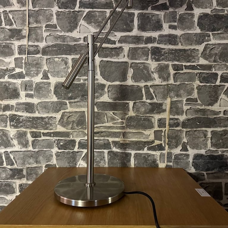 Adjustable Modern Table Lamp with White Shade