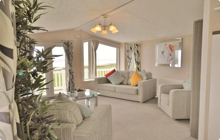 Craig Tara Ayr, Platinum 2 Bedroom Caravan for hire. Veranda, Sea Views, WiFi