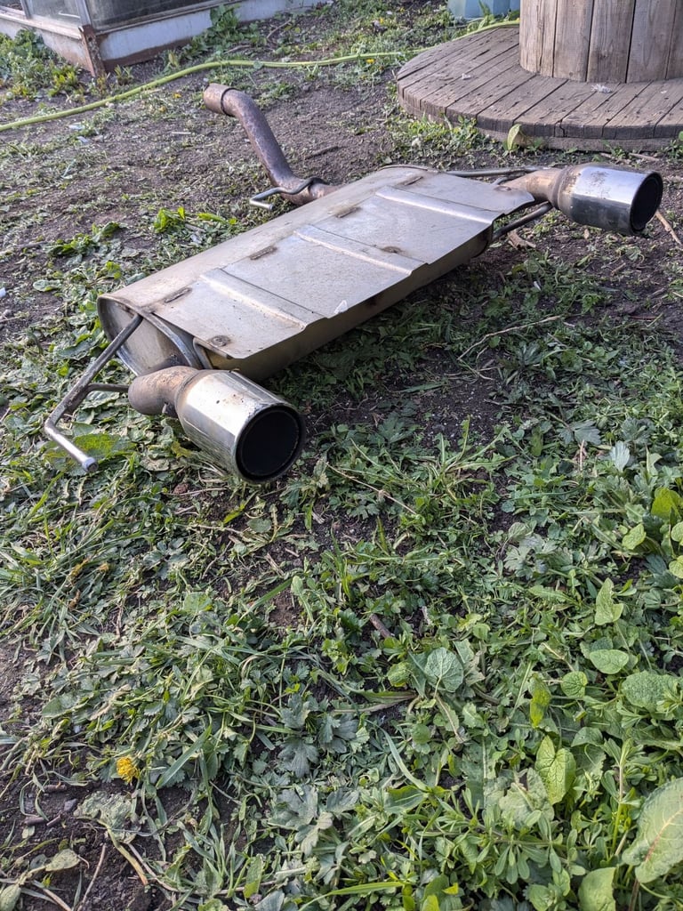 Vauxhall Corsa E VXR twin Exhaust back box 2015