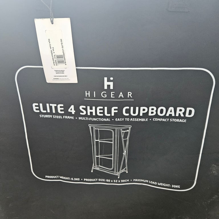 image for Camping 4 shelf cupboard