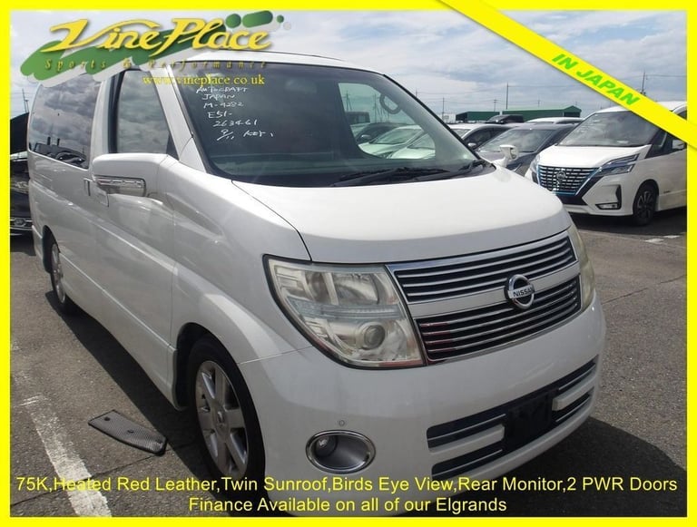 image for 2008 Nissan Elgrand 3.5 Red Leather Premium Edition, Twin Sunroof, Auto, 8 Seats MPV Petrol Autom...