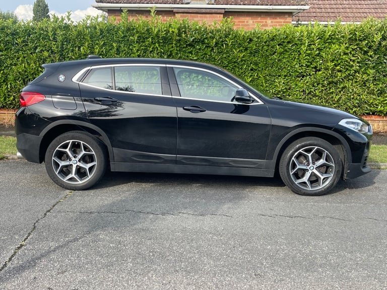BMW X2 S drive 18D Sport in Stunning Black Metallic with Sports Cloth Trim 