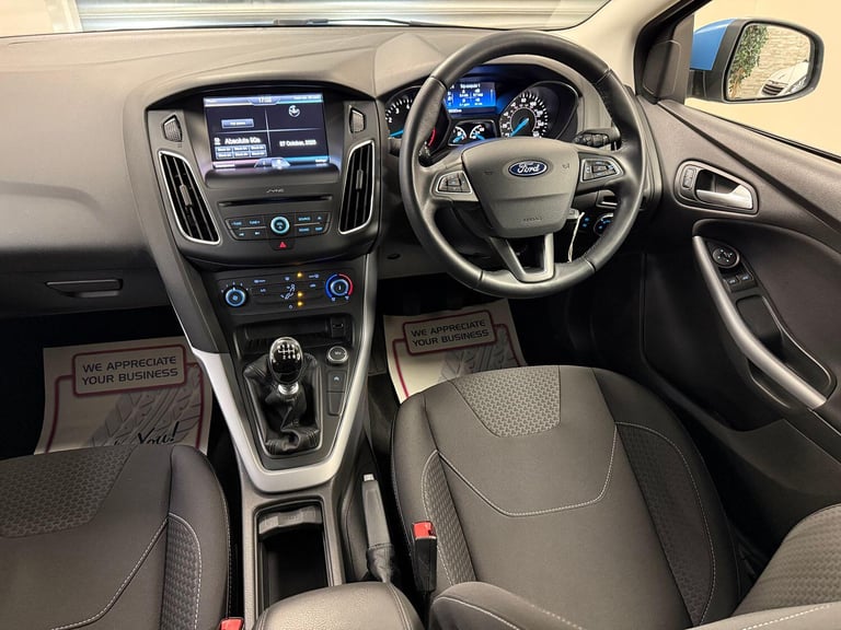 FORD FOCUS 1.0 T EcoBoost Zetec Blue Manual Petrol WARRANTY 12 MONTHS MOT