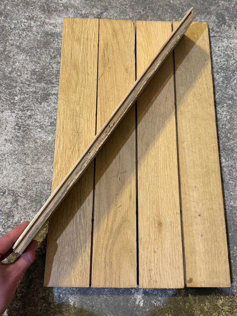 🌿 O507POZ — Reclaimed Oak GYM Parquet Flooring (50 × 7 cm) @wood_job_uk