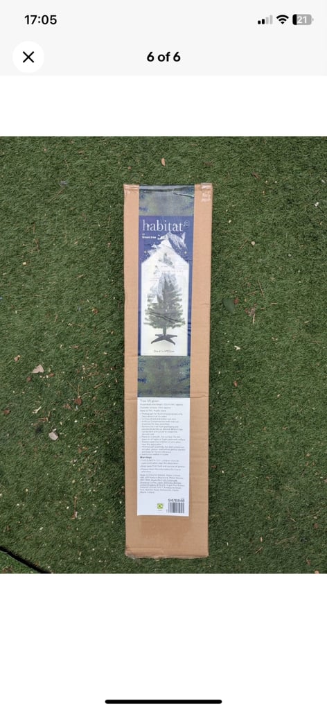 image for Habitat 4ft Green Christmas Tree Very Good Condition All Parts Included