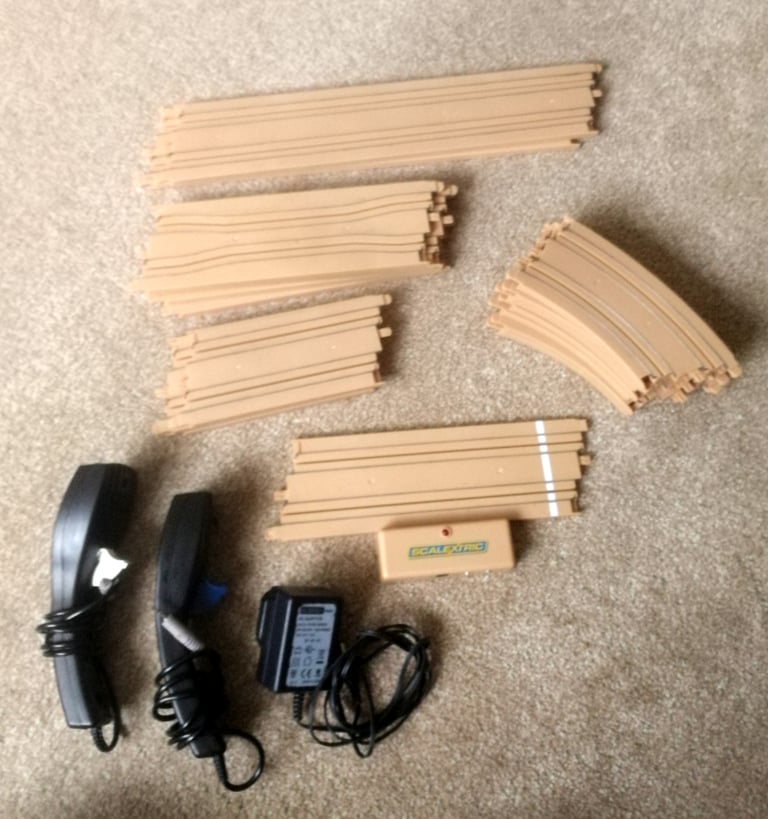 Micro SCALEXTRIC Brown Track Velodrome PSU Controllers Powerbase Straights Curve