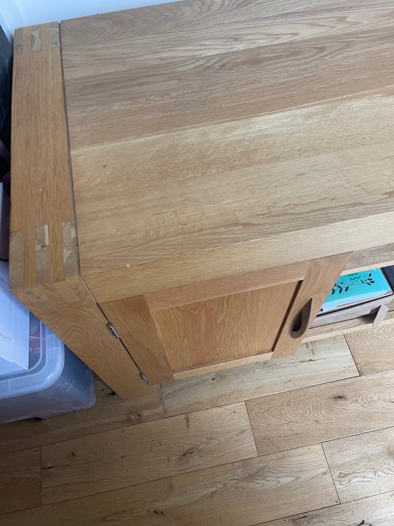 Oak Furniture Land Alto Range Solid Oak TV Unit