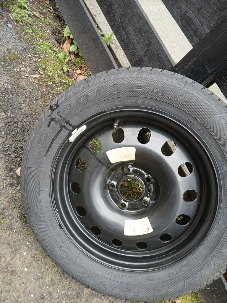 image for Brand new tyre on a 5 stud steel wheel