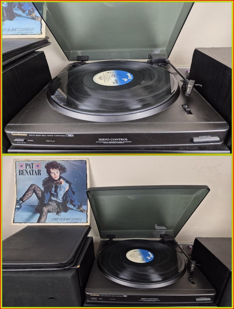 Goodmans Turntable with USB Uphono Pre-Amp.