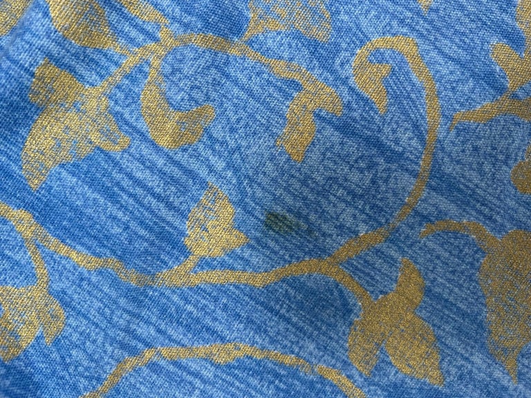 Beautiful curtains made from vintage Tricia Guild fabric 