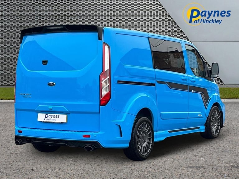 Ford Transit Custom MS-RT Double Cab Van 320 L1 2.0L 170ps AUTO KLM Light Blue