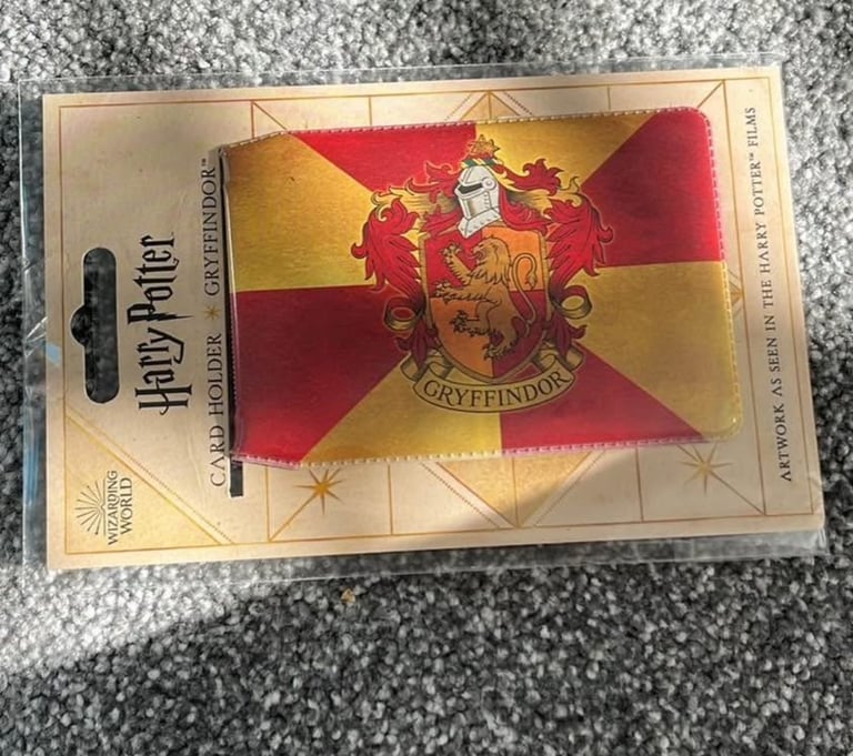 Harry Potter Gryffindor card holder - new never opened. 
