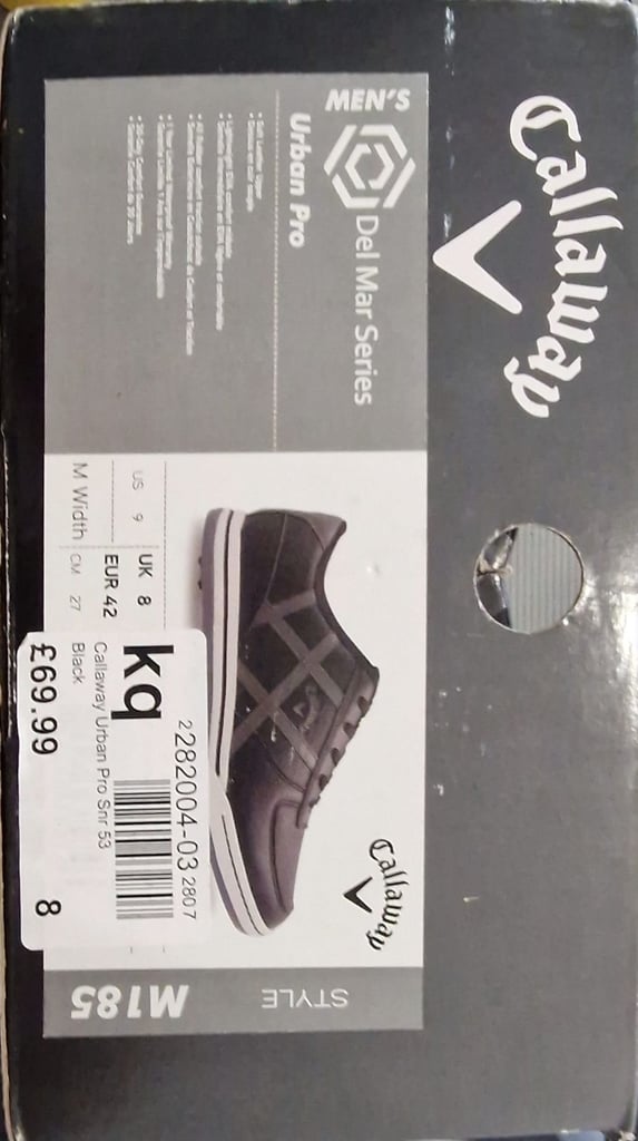 Callaway Men’s Del Mar Series Urban Pro Golf Shoes – UK 8 (EUR 42)