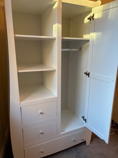 Nursery Set - Cot bed / Wardrobe / Changing Table Cabinet