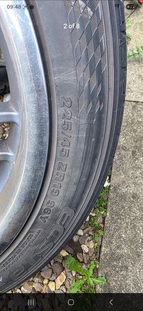 5x114.3 alloys with tyres