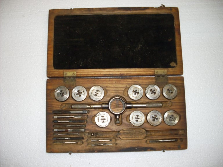 image for Vintage Stocks and Die set.