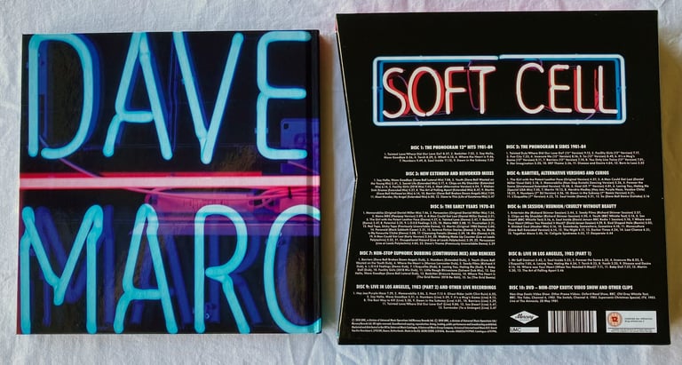 SOFT CELL - KEYCHAINS AND SNOWSTORMS 9CD + DVD BOX SET 2018