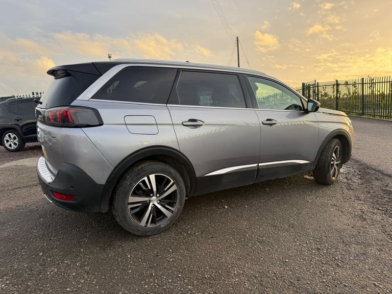 2021 71 PEUGEOT 5008 1.2 GT PURETECH 7 SEATER AUTOMATIC PETROL GREY EURO 6