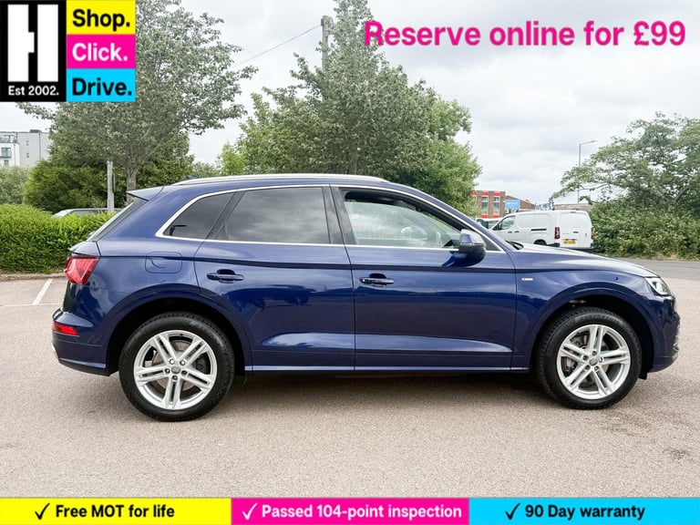2017 Audi Q5 2.0 TFSI S line S Tronic quattro Euro 6 (s/s) 5dr ESTATE Petrol Automatic