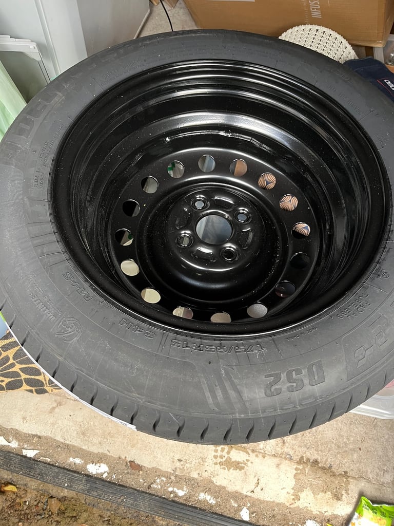 15 Inch Full Size Spare Wheel 175/65R15 Steel Rim Tyre – New & Balanced