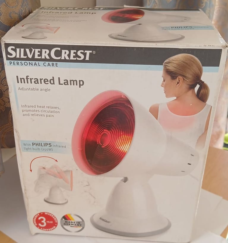 Silvercrest Infra red Lamp. Adjustable angle. Like New