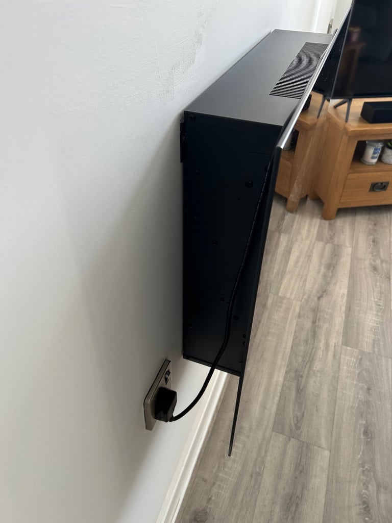 Black LED Electric Fire Place 