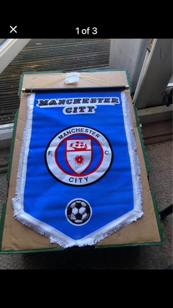 image for Manchester City football pennant 