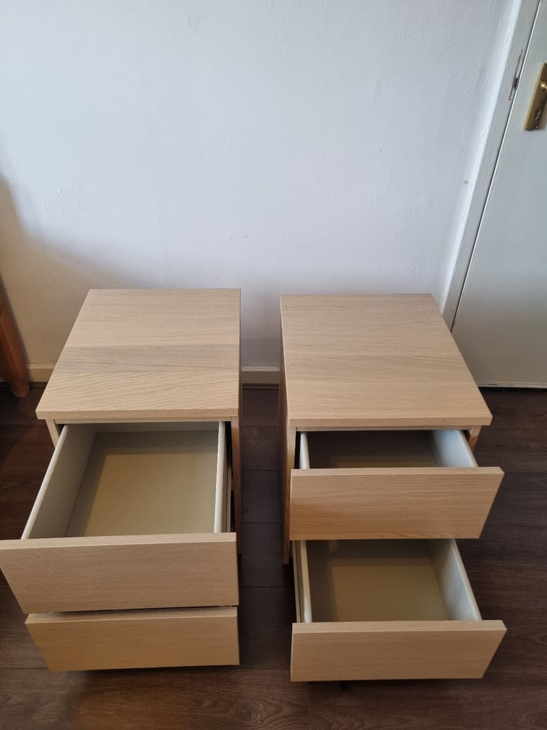 Ikea bedside table X2 + 1 Mirror