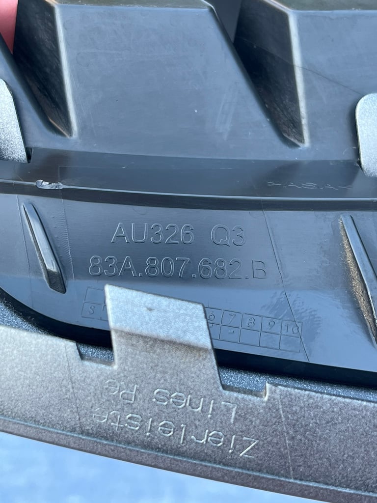 Genuine AUDI Q3 F3B 18-2020 Bumper Grille Left Side  